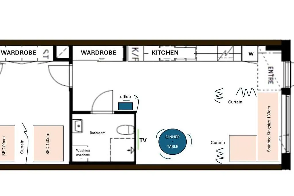 50M2 I Stockholm - Taeby 아파트
